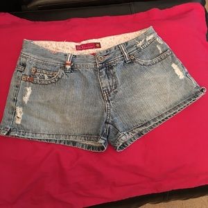 Junior jean shorts size 3
